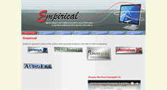 Desktop Screenshot of empirical.co.za