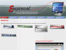 Tablet Screenshot of empirical.co.za